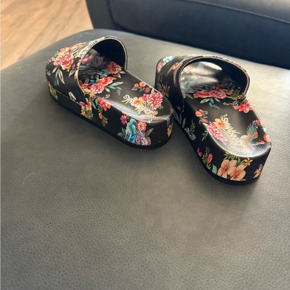 Johnny Was floral platform slide - Picture 1 of 3